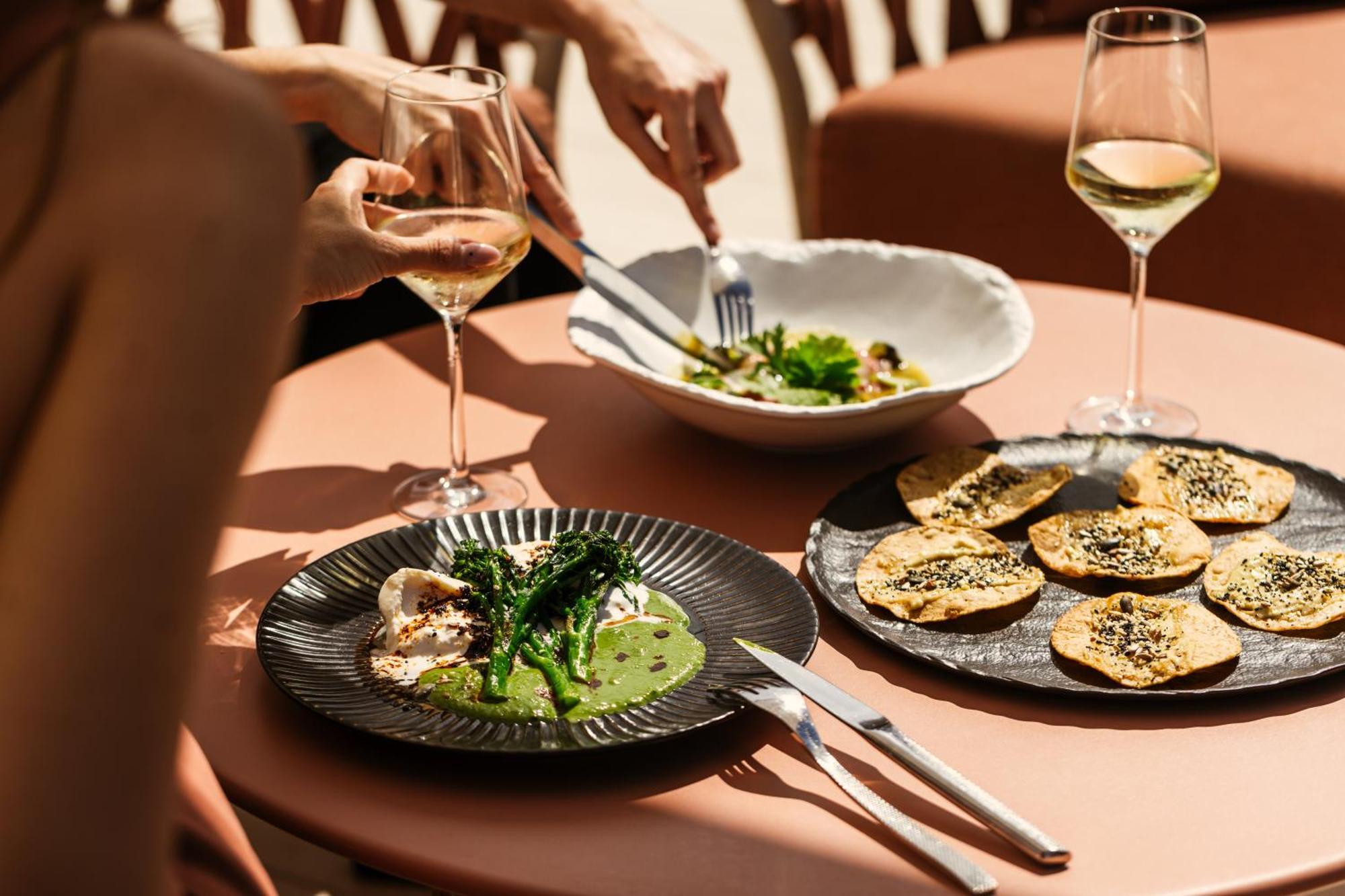 Bless Hotel Ibiza - The Leading Hotels Of The World Es Canar  Exterior photo A meal at the restaurant